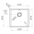Zlewozmywak Pyramis ASTRIS 40x40 101027701